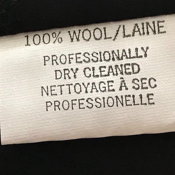 Warren K. Cook Men's Dark Blue Striped 2-Button 100% Wool Suit - Picture 4 of 16